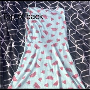 Wonder nation watermelon dress size 10-12 girls